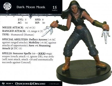 Dark Moon Monk #30 Archfiends D&amp;D Miniatures