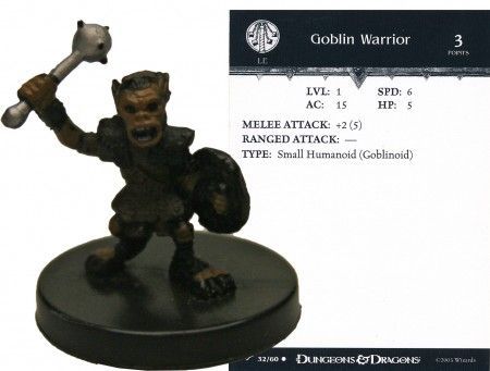 Goblin Warrior #32 Dragoneye D&amp;D Miniatures