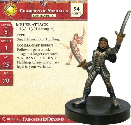 Champion of Yondalla #01 Deathknell D&amp;D Miniatures
