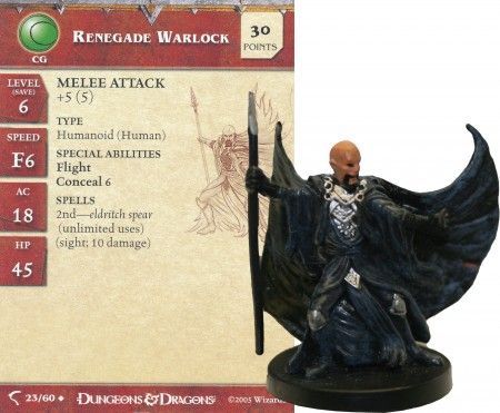 Renegade Warlock #23 Deathknell D&amp;D Miniatures