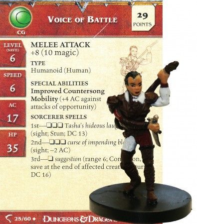 Voice of Battle #25 Deathknell D&amp;D Miniatures