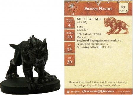 Shadow Mastiff #36 Desert of Desolation D&amp;D Miniatures