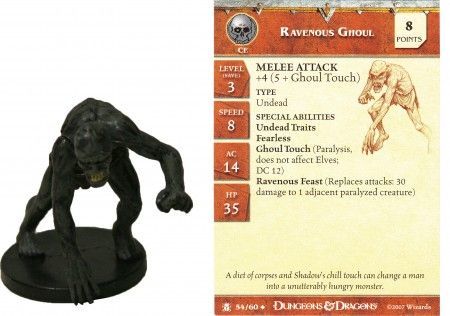 Ravenous Ghoul #54 Desert of Desolation D&amp;D Miniatures
