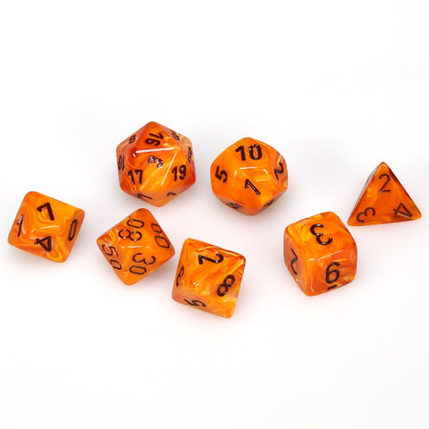 7-set Cube - Vortex Orange with Black