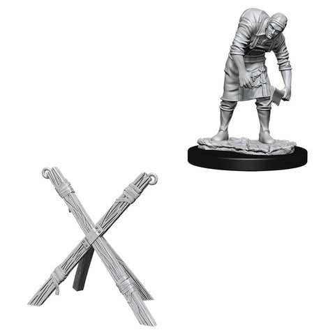 WizKids Deep Cuts Unpainted Miniatures: Assistant & Torture Cross