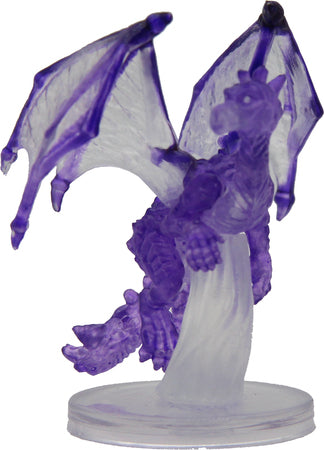 Amethyst Dragon Wyrmling (Flying) D&D Icons of the Realms Promo