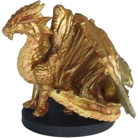 Gold Dragon Wyrmling #38/44 Icons of the Realms - Monster Menagerie 2