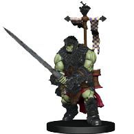 Oloch, Half-Orc Warpriest #02 Pathfinder Battles: Iconic Heroes Set V