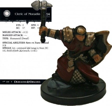 Cleric of Moradin #01 Dragoneye D&amp;D Miniatures