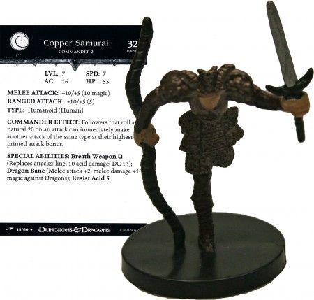 Copper Samurai #15 Dragoneye D&amp;D Miniatures