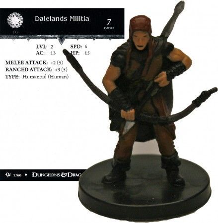 Dalelands Militia #02 Archfiends D&amp;D Miniatures