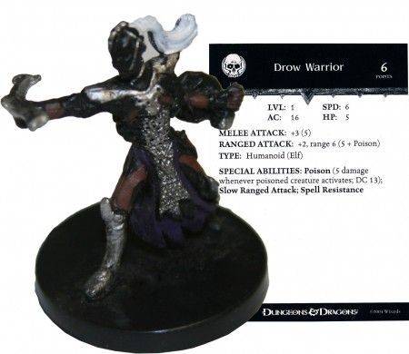 Drow Warrior #49 Dragoneye D&amp;D Miniatures