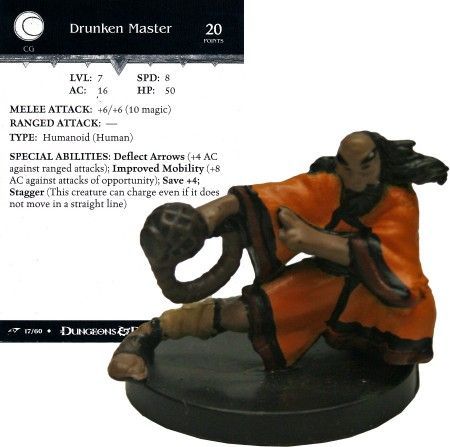 Drunken Master #17 Dragoneye D&amp;D Miniatures