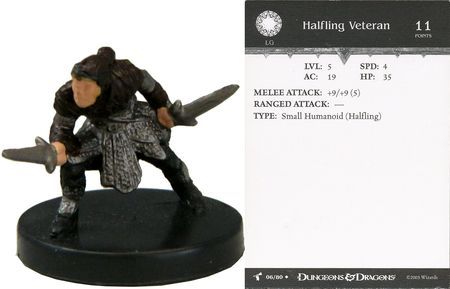 Halfling Veteran #06 Harbinger D&amp;D Miniatures