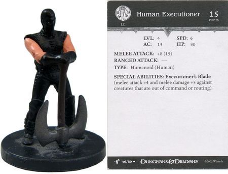 Human Executioner #46 Harbinger D&amp;D Miniatures