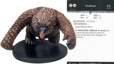 Owlbear #54 Harbinger D&amp;D Miniatures