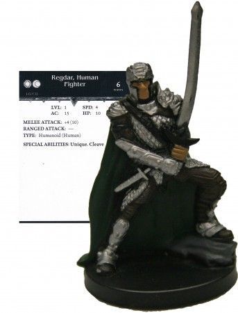 Regdar, Human Fighter #12 Dragoneye D&amp;D Miniatures