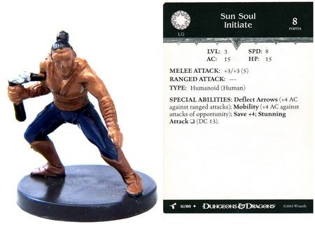 Sun Soul Initiate #11 Harbinger D&amp;D Miniatures
