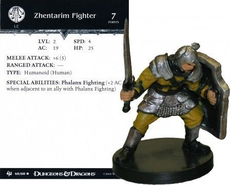 Zhentarim Fighter #40 Archfiends D&amp;D Miniatures