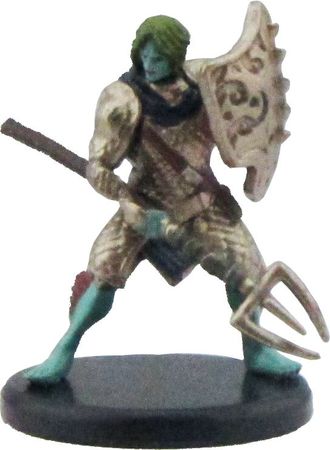 Triton Fighter (w/ Shield) #38b/45 D&amp;D Icon of the Realms: Monster Menagerie III