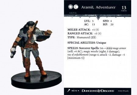 Aramil, Adventurer #09 Giants of Legend D&amp;D Miniatures