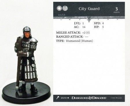 City Guard #23 Giants of Legend D&amp;D Miniatures