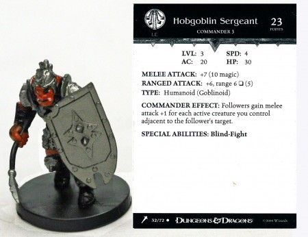 Hobgoblin Sergeant #32 Giants of Legend D&amp;D Miniatures