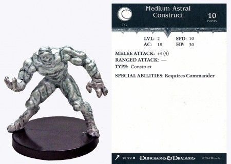 Medium Astral Construct #20 Giants of Legend D&amp;D Miniatures