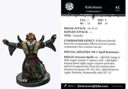 Rakshasa #38 Giants of Legend D&amp;D Miniatures