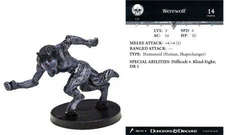 Werewolf #60 Giants of Legend D&amp;D Miniatures