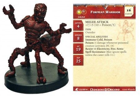 Formian Warrior #22 Aberrations D&amp;D Miniatures