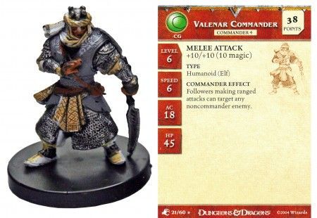Valenar Commander #21 Aberrations D&amp;D Miniatures