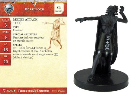 Deathlock #50 Deathknell D&amp;D Miniatures