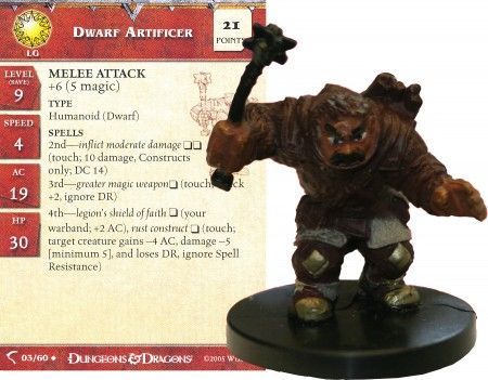 Dwarf Artificer #03 Deathknell D&amp;D Miniatures