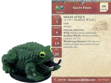 Giant Frog #28 Deathknell D&amp;D Miniatures