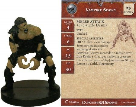 Vampire Spawn #59 Deathknell D&amp;D Miniatures