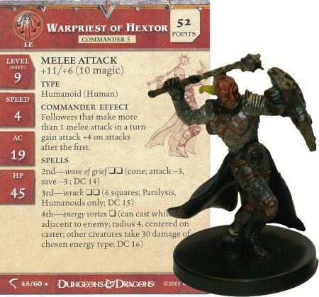 Warpriest of Hextor #45 Deathknell D&amp;D Miniatures