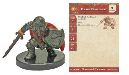 Dwarf Mercenary #31 Angelfire D&amp;D Miniatures