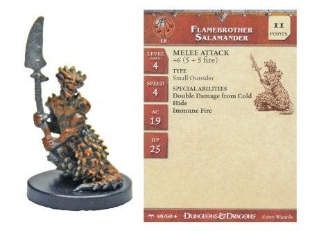 Flamebrother Salamander #40 Angelfire D&amp;D Miniatures