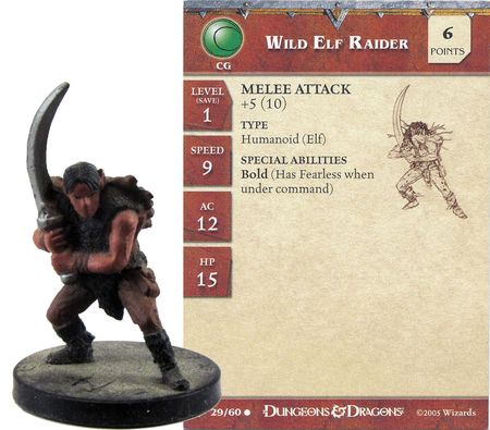 Wild Elf Raider #29 Angelfire D&amp;D Miniatures