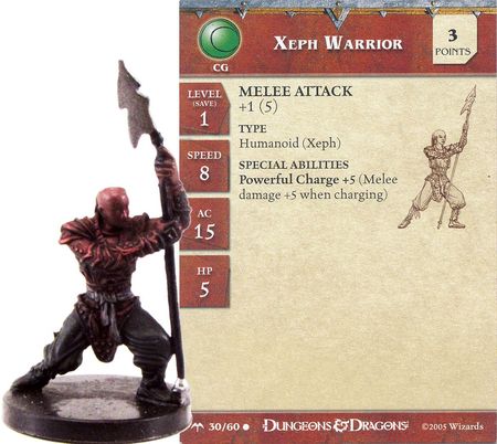 Xeph Warrior #30 Angelfire D&amp;D Miniatures