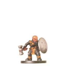 Gold Dwarf Soldier #05 Underdark D&amp;D Miniatures