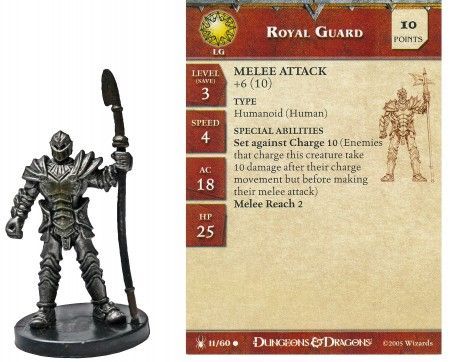 Royal Guard #11 Underdark D&amp;D Miniatures