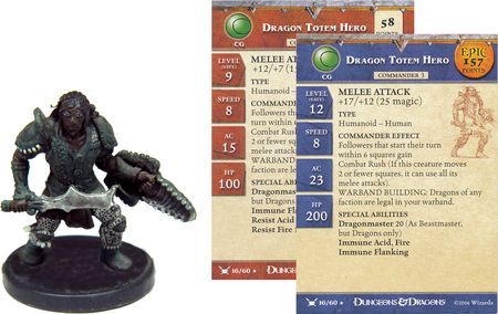 Dragon Totem Hero #16 War Drums D&amp;D Miniatures