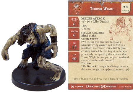 Terror Wight #41 War Drums D&amp;D Miniatures