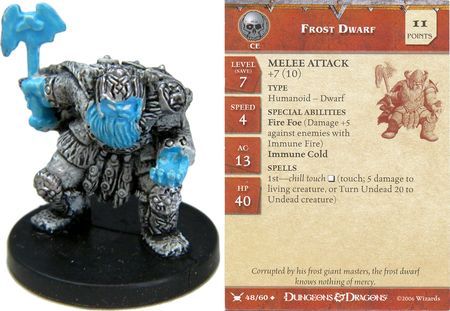 Frost Dwarf #48 War Drums D&amp;D Miniatures