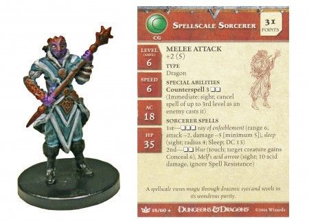 Spellscale Sorcerer #15 War of the Dragon Queen D&amp;D Miniatures