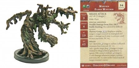 Wizened Elder Watcher #23 War of the Dragon Queen D&amp;D Miniatures