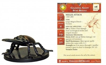 Celestial Giant Stag Beetle #02 Blood War D&amp;D Miniatures