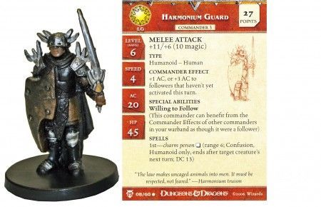 Harmonium Guard #08 Blood War D&amp;D Miniatures